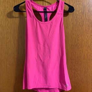 Bright Pink Racerback Athletic Tank Top